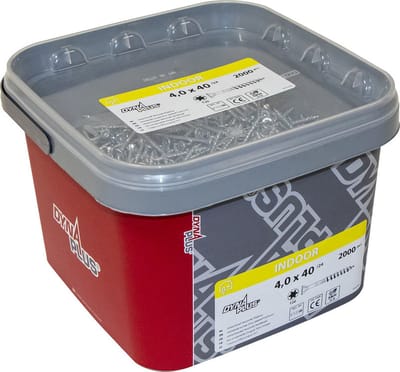 Dynaplus - Unischroeven - Torx 25 platkop - 5 x 70mm/42 - Verzinkt (600 stuks)