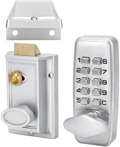 Dailygoods- Combinatieslot Mini - Verstelbaar Cijferslot - Mechanisch Hangslot - Veiligheidsoplossing voor Kasten - Duurzaam voor Thuis/Buiten - Eenvoudig te Installeren