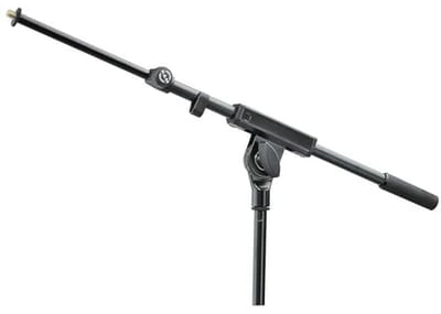 Zwarte Microfoonstatief met Verlengbare Arm 425-725 mm