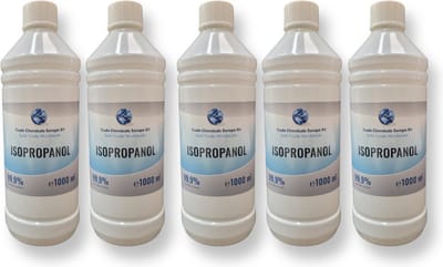 Isopropanol 99,9% Zuiver - 5x 1 Liter - IPA Voordeelverpakking | TCE