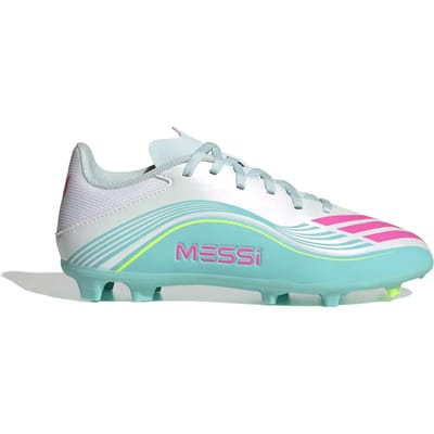 Adidas Performance F50 Messi League Firm Ground /Multi Ground Voetbalschoenen Kids - Kinderen - Wit