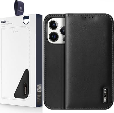 Dux Ducis - Telefoonhoesje geschikt voor Apple iPhone 14 Pro - Dux Ducis Hivo Series Case - Zwart