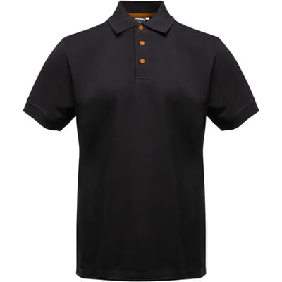 Polo met contrasterende knopen Pen Duick