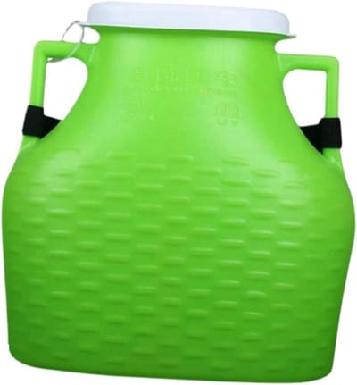 Vismand Draagbaar - Viscontainer Herbruikbaar - Outdoor Activiteiten - Verdikt Plastic Materiaal - 32x31cm - Zoals Getoond