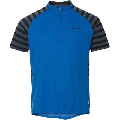 VAUDE Tamaro III Fietsshirt Korte Mouwen Heren, blauw Maat S