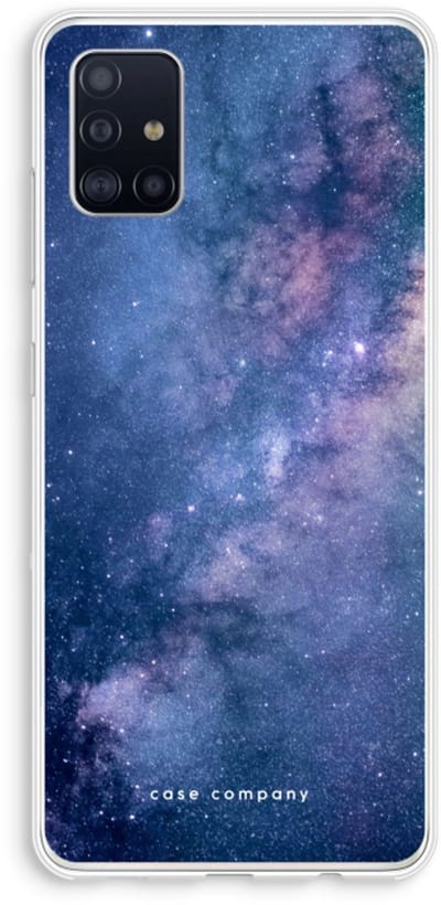 Hoesje geschikt voor Samsung Galaxy A51 4G hoesje - Nebula - Soft Cover Telefoonhoesje - Bescherming aan alle Kanten en Schermrand