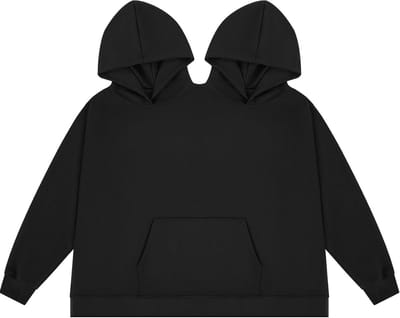 Grote Unisex Hoodie voor Twee Personen - Grappige Matching Trui voor Koppels en Vrienden