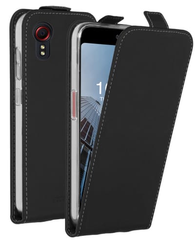 Accezz Hoesje - Geschikt voor Samsung Galaxy Xcover 5 - Flipcase - Zwart