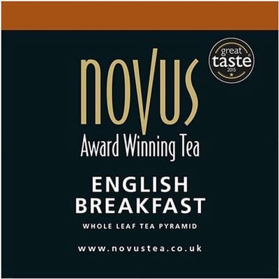 Novus Tea English Breakfast 50 stuks Piramide Theezakjes - Award Winning Tea