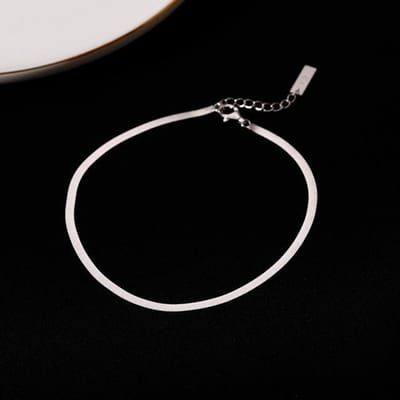 Nieuwe Trendy Slangenbot Enkelband voor Vrouwen Mode Sieraden Vriendin Feest Verjaardagscadeau Eenvoudig black