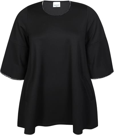 Zhenzi Zh-Tori 1116-Tunic 3/4 Zwart maat XS=40
