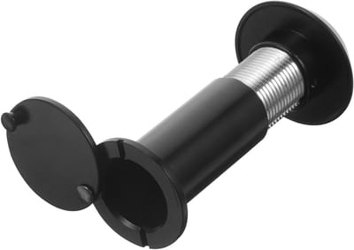 Deurkijker Camera - Kijkgaatje Deurspion - Veiligheid Thuis - Groothoek 220 Graden - 3.8 cm - Zwart