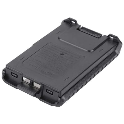 Dailygoods - Dailygoody - Walkietalkie Batterijhouder - UV5R - Duurzaam en Compact - Zwart - Ideaal voor onderweg - Geschikt voor UV5R-series