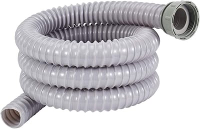 Flexibele Afvoerslang - Afvoerbuis Keuken - Afvalwater Afvoeren - Verstelbare Lengte - Diameter 45 cm - Grijs