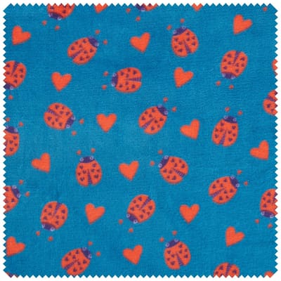 Fleece stof "Ladybug"