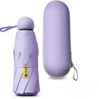 Dailygoods- Reisparaplu Stormbestendig - Opvouwbaar - Lichtgewicht - 8 Ribben - Antislip Handgreep - Polyester Dak - Paraplu