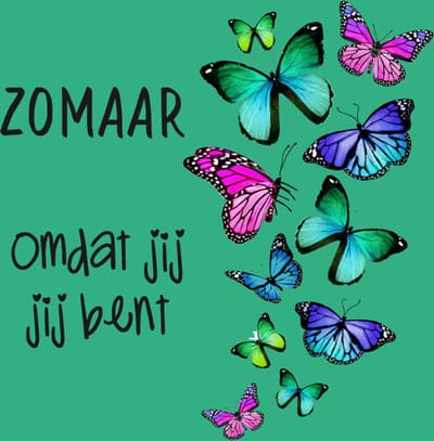Bloemenkaartjes Zomaar - Cadeaukaartjes - 20stuks - 7x7cm -Met Boorgaatje - Groen - Bloemkaartje - Mini Kaartjes