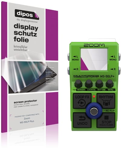 dipos – 2x Beschermfolie geschikt voor Zoom MS-90LP Plus | Krasbestendige & heldere Screenprotector Ultra-Thin