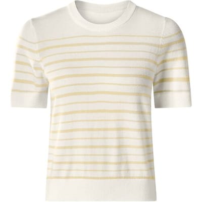 ESMARA Gebreide dames top (wit, XS (32/34))