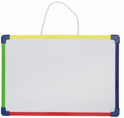 Dailygoody - Kleurrijk magneetbord - Whiteboard voor kinderen - Draagbaar schrijfbord 35 x 24 cm - Ideaal voor schilderen en leren - Perfect voor de k