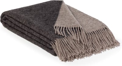 MoST - Plaid Onyx - Nieuw-Zeelandse wol - 130 x 190 cm - grijs