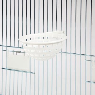 Plastic nest met houder 10 cm - Vogelhuisje - Nestkastje - Vogel Huis - Plastic nest met houder 10 cm - Nestkasten voor broedkooien - Nesten - Nestkasten / vogelhuisjes