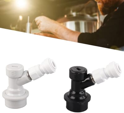 Dailygoody - Home Brewing Keg Connector - 8mm Quick Push Fit - Geschikt voor gas- en vloeistofstekkers - 2 Stuks - Perfect voor Corny Kegs