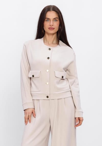 INWEAR Gidaiw Vincent Jacket Jassen Dames - Zomerjas - Beige - Maat L