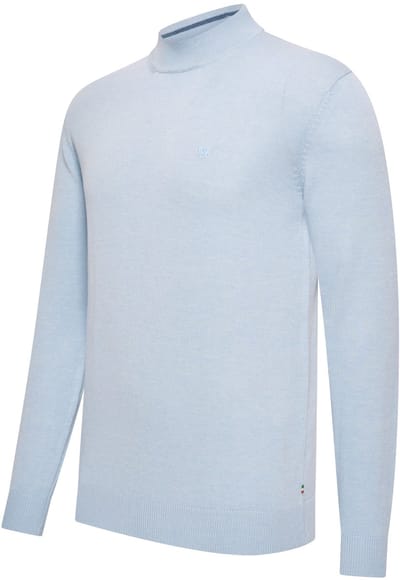 Cappuccino Italia - Heren Trui Novara Coltrui - Blauw - Maat M