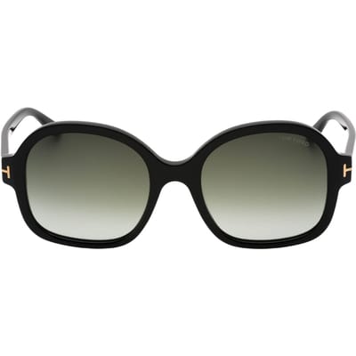 Tom Ford Smoke Lens glanzende zwarte zonnebril