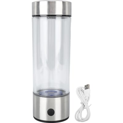 Waterstof Waterfles 420ml 1680ppb Oplaadbaar Anti-kantel Zwak Alkalisch Waterfles Generator L white