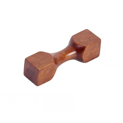 10 stuks - Haltervormige eetstokjeshouder - Draagbare houten eetstokjeshouder - Bestekrek - 5,8*1,5 cm - Koffiekleur