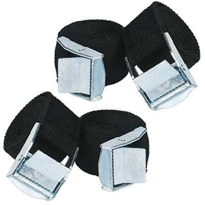 Spanriemen Set (4 stuks) - 5 m x 2,5 cm Ratel Pees voor Bevestiging van Bagage en Vracht