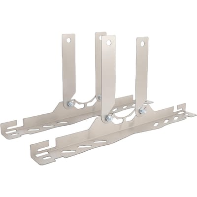 2 Sets Wieluitlijningsgereedschap Gelegeerd Staal Zilverkleurig Wielhoekuitlijningsgereedschap met 2 STuks Tape white