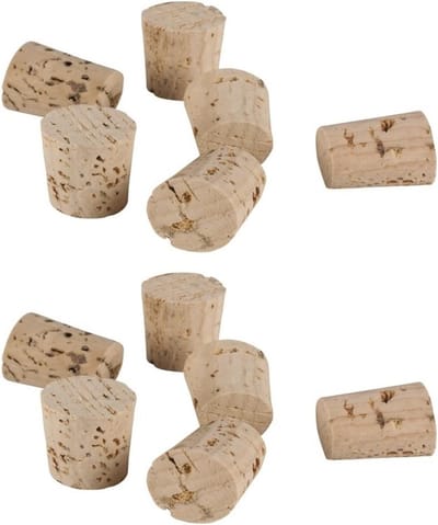 Rayher Kurken - 12x - 22 x 19 mm - hobby materialen / kurkdoppen - knutselen