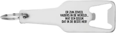 Akyol - er zijn zoveel vader in de wereld... wat een geluk dat ik de beste heb flesopener - Papa - de liefste en beste vader - vaderdag cadeautjes - vaderdag - cadeau - verjaardagscadeau - verjaardag - geschenk - gift - vader artikelen - 105 x 25mm