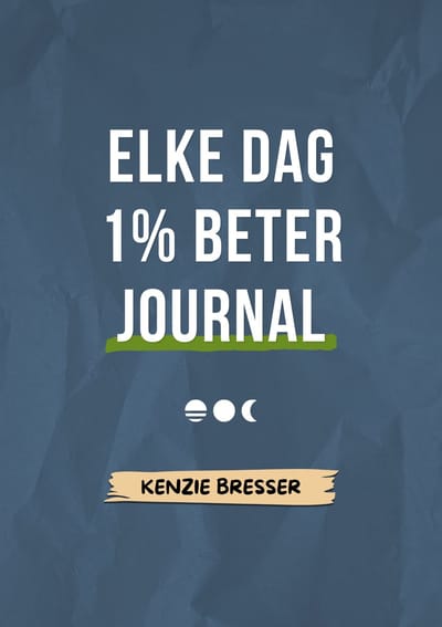 Dagboek voor volwassenen – journal notebook voor persoonlijke groei – mindset & discipline planner