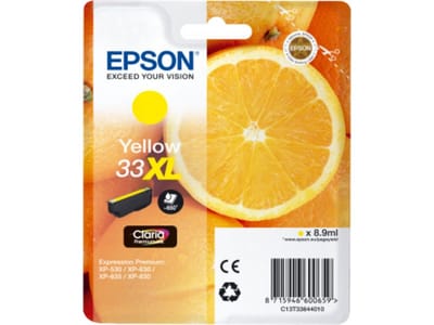 Epson Oranges 33XL Claria Premium inkt, gele enkele verpakking