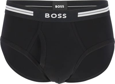 HUGO BOSS Traditional Original brief (1-pack) - heren slip met gulp - zwart