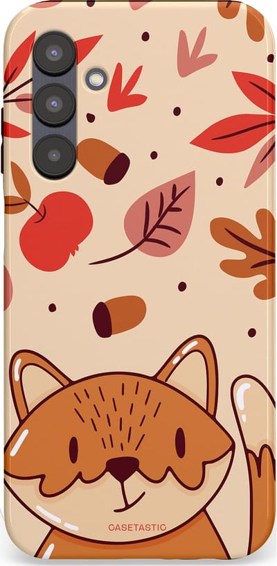 Casetastic hoesje geschikt voor Samsung Galaxy A25 - Dubbellaagse bescherming - Boskat op avontuur - Fashion Case - Zand Terracotta Rood