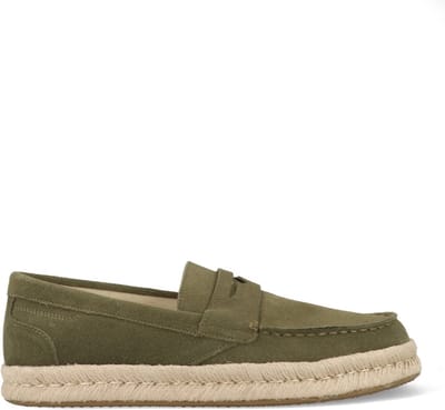 Toms Stanford rope 2.0 10019911 dark olive suede 3126