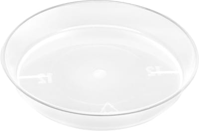 Garronda Ronde Bloempot Onderzetter – 1 stuk – Transparant - ⌀ 12cm H=1,8cm - GD-NIC-PotBase108