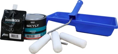 Skylt lak 5510 Original onzichtbare lak + professionele aflak set