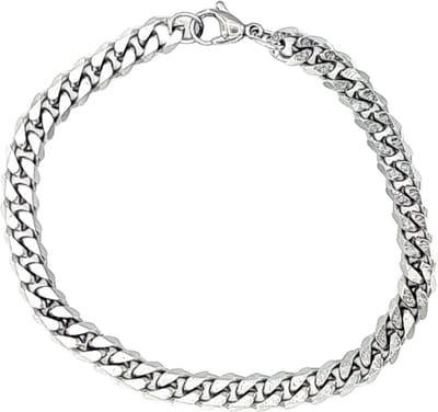 Tesoro Mio Michel – Edelstaal Armband  - Gourmet Schakelarmband – L19 cm, B 0.65 CM