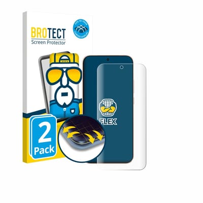 BROTECT - Screenprotector voor Oppo Reno 15 Pro - Folie Beschermfolie transparant volledig dekking - 2 Stuks