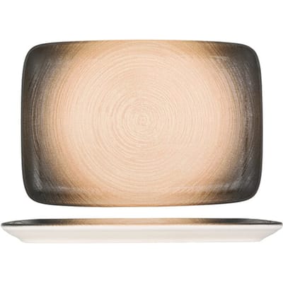 ID Fine Serveerschaal - Canyon - Porselein - 33x23 cm - set van 2