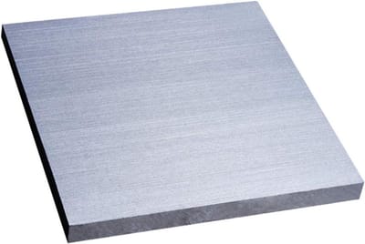 Aluminium Plaat - Metaalplaat Blok - Doe-het-zelf projecten - Hoge zuiverheid - 5x100x200mm - Zilverkleurig