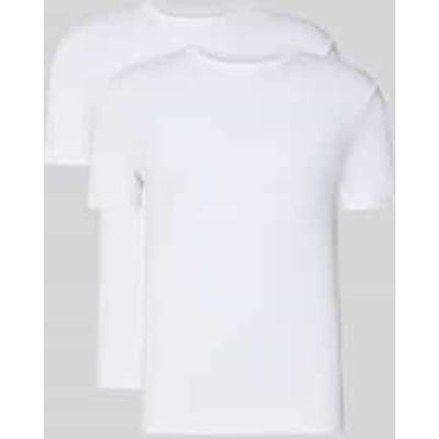 regular fit T-shirtset van puur katoen in 2-pack