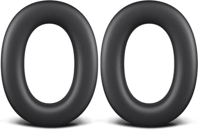 Vervangende Oorkussens voor Hoofdtelefoons, Hoogwaardige Earpads van Schuim voor Comfort en Geluidsisolatie - Zwart