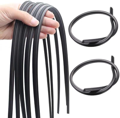 Dailygoods- Ruitenwisser Vervangend Rubber - Universeel Wisserblad - Op Maat Te Snijden - Ruitenwissers - Schokbestendig - Duurzaam Materiaal - Wissers